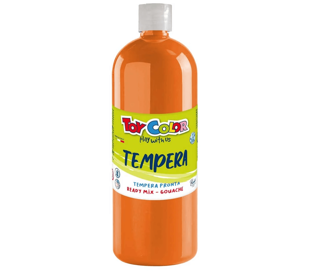Tempera barva Toy Color 0554.605, oranžna, 1000 ml