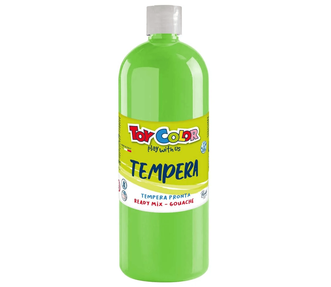 Tempera barva Toy Color 0554.611, svetlo zelena, 1000 ml