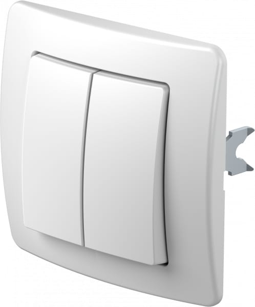 Serijsko stikalo TEM EKONOMIK Unipack SE50 PW -U, 10 A, 250 V, sijaj bela