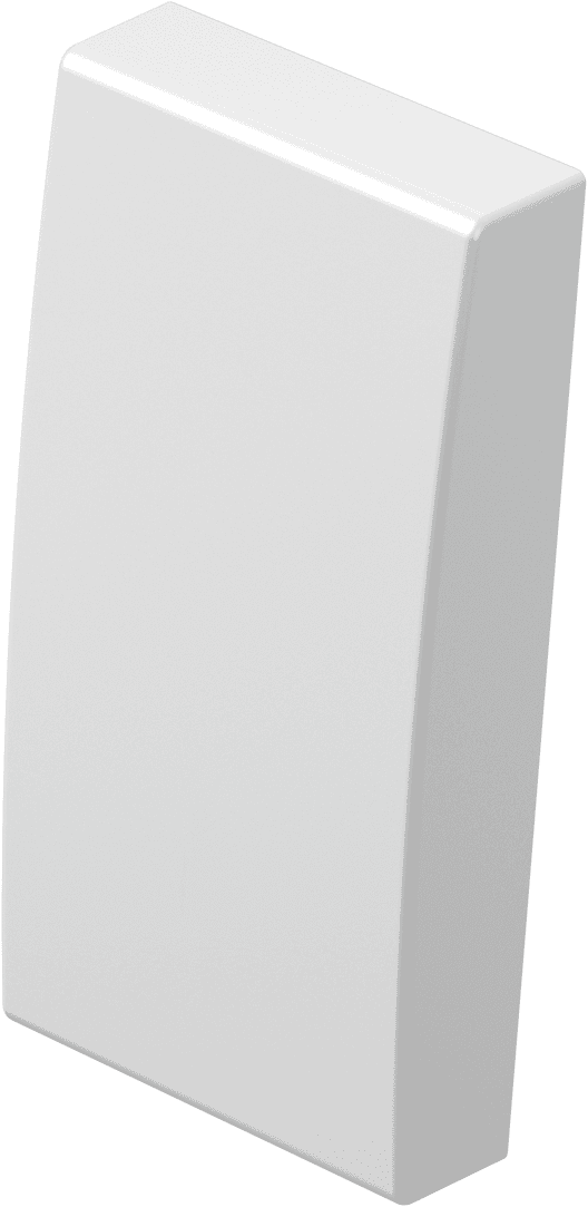 Tipka stikala TEM MODUL Blister TM11 PW -B, 1M, sijaj bela