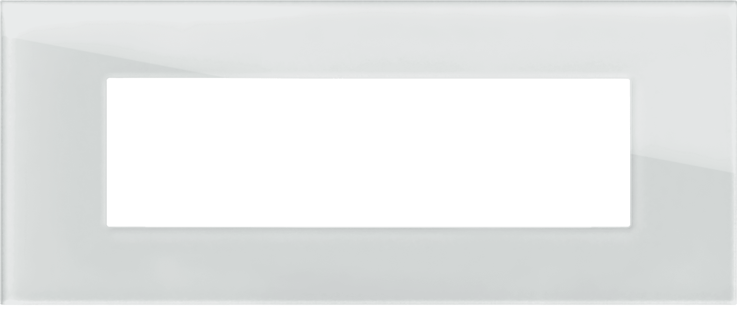 Okrasni stekleni okvir TEM MODUL EDGE Unipack OG70 GLM -U, 7M, bela