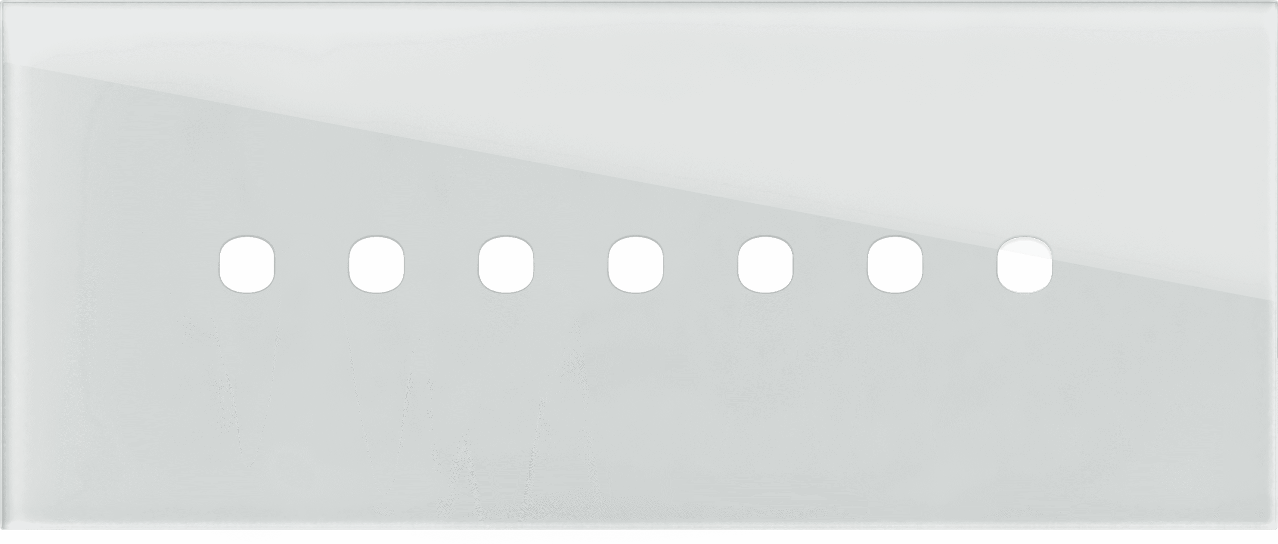 Okrasni stekleni okvir TEM MODUL EDGE Unipack OG70 GLP -U, 7M, bela