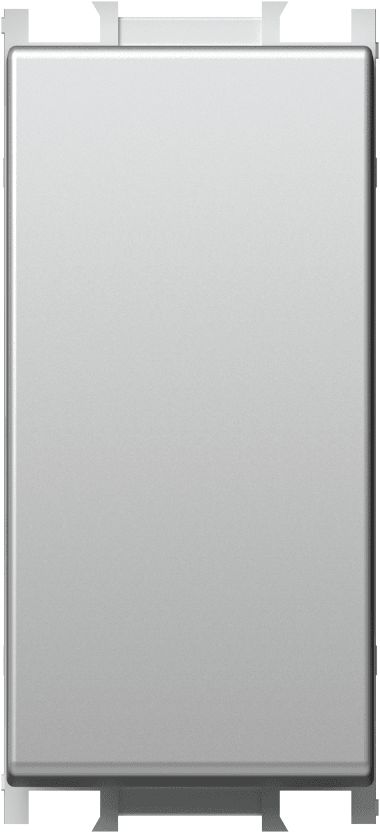 Enopolno tipkalo TEM MODUL Blister SM11 ES -B, 16 A, 250 V, 1M, mat srebrna - slika 2