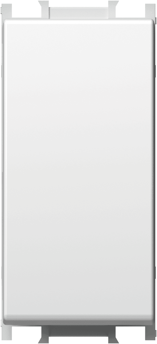 Enopolno tipkalo TEM MODUL Blister SM11 PW -B, 16 A, 250 V, 1M, sijaj bela - slika 2