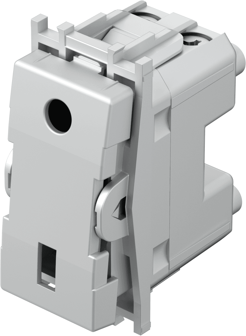Mehanizem menjalnega tipkala TEM MODUL Blister SM61 -B, 16 A, 250 V, 1M, siva